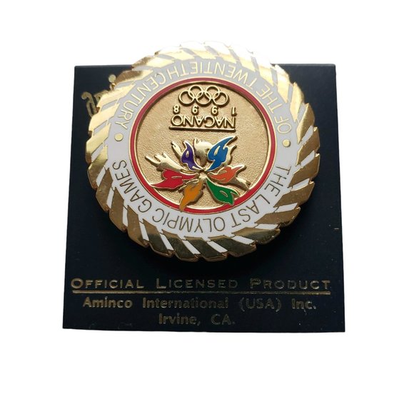 1998 Nagano Olympic Pin/Last Olympic Games Of The 20th Century - Picture 3 of 4